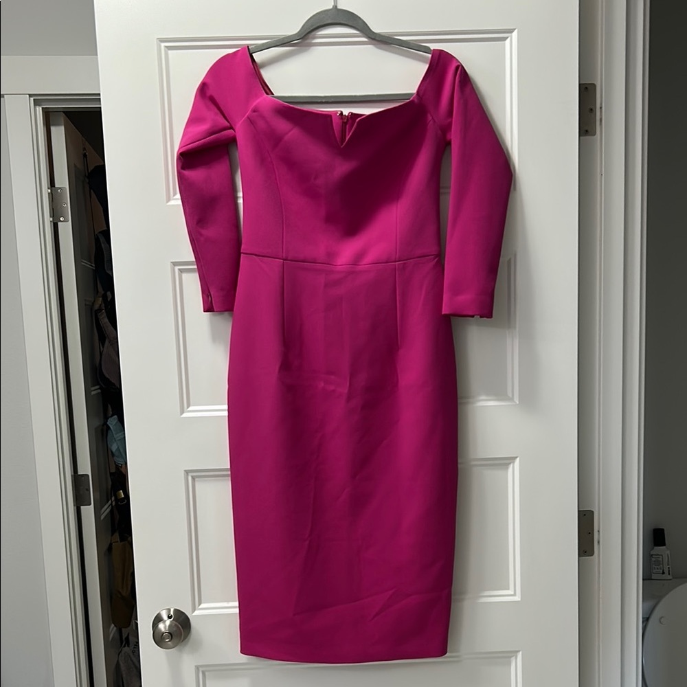 Elegant Pink Off-Shoulder Dress